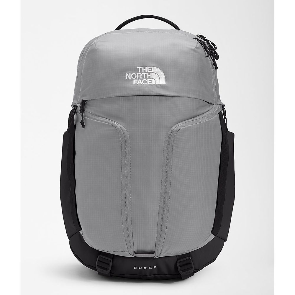 The North Face Backpacks Mens Australia - The North Face Surge Grey / Black (IRS-054319)